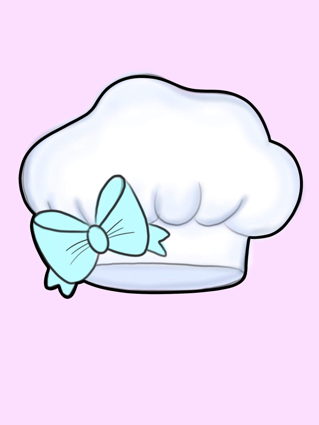 Girly Baking Hat Cookie Cutter Etsy