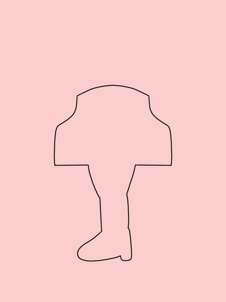 Leg Lamp Cookie Cutter - Etsy