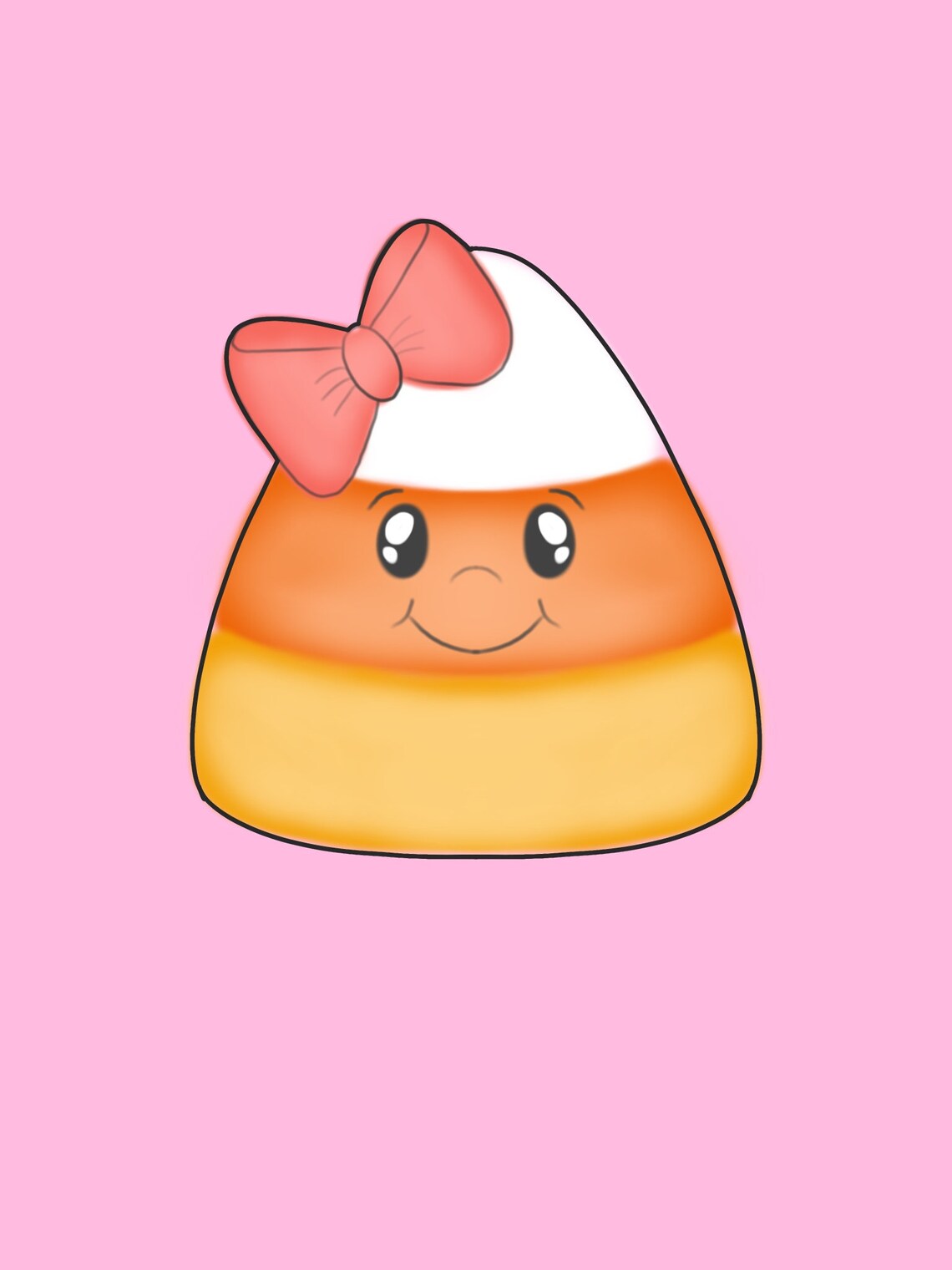 Girly Candy Corn Cookie Cutter Etsy