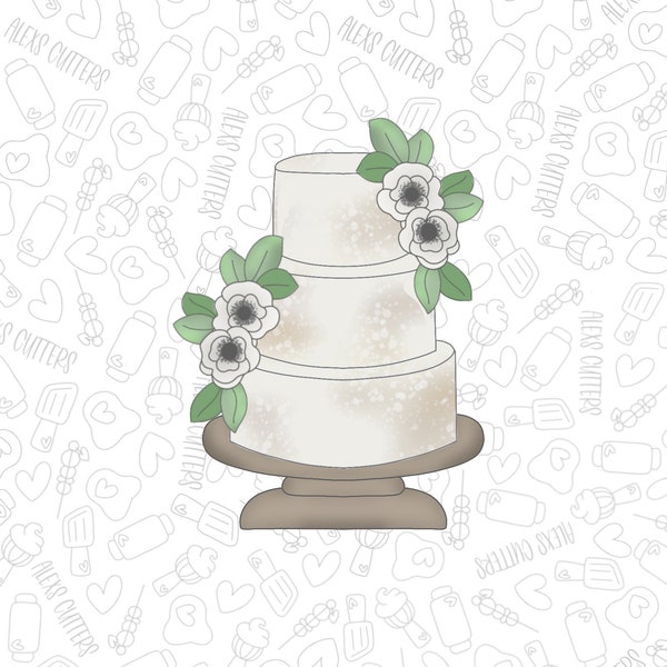 Floral 3 tier Cake Stand 2022