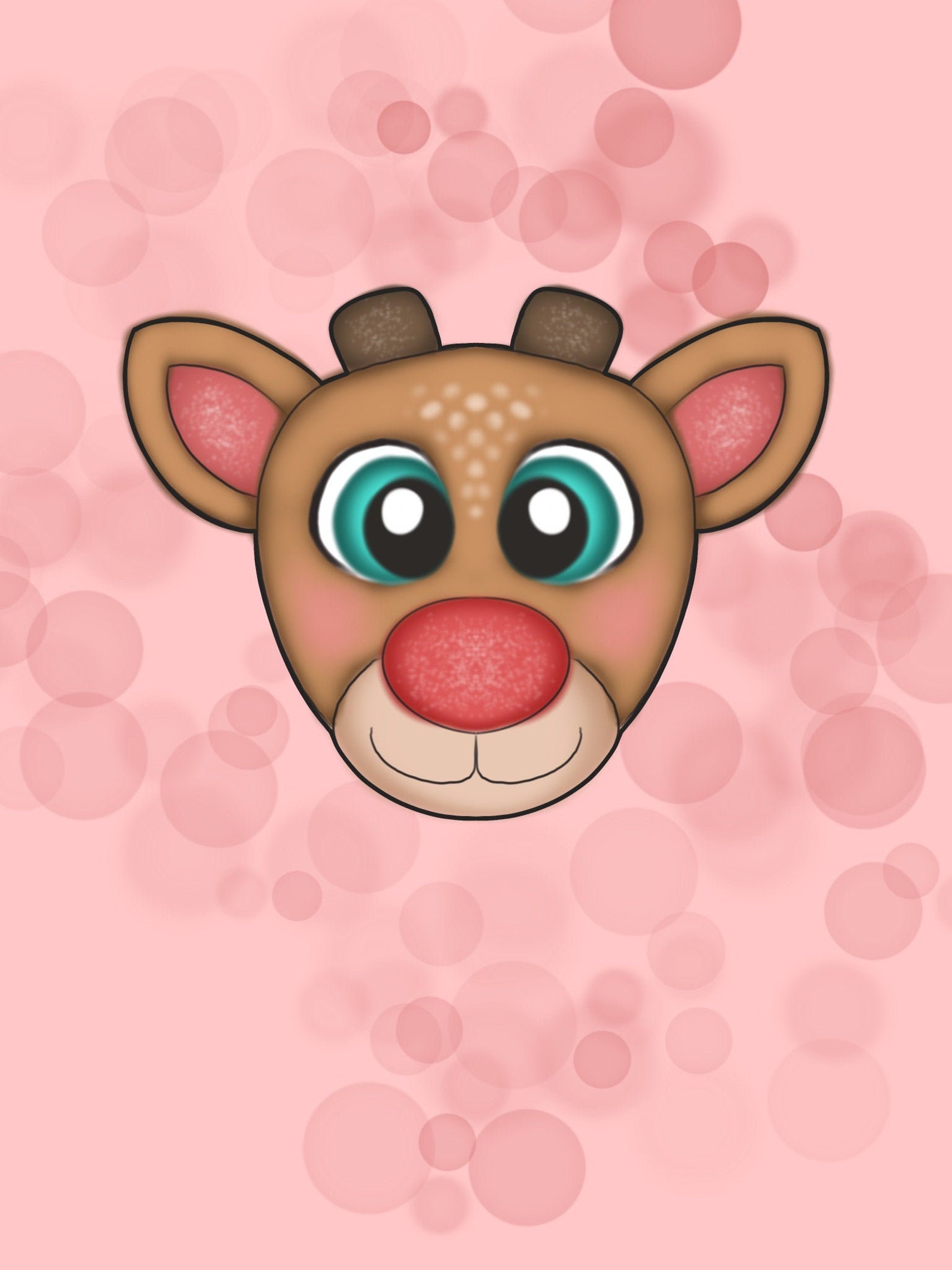 Red Nosed Reindeer - Etsy