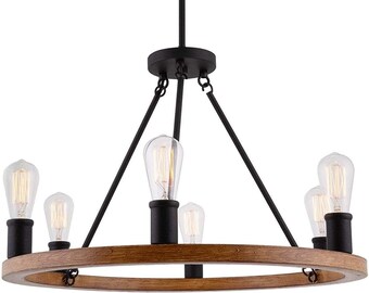 6 Light Farmhouse Chandeliers 23.6 6 Light Farmhouse Chandeliers 23.6