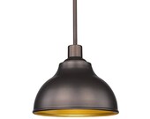 Industrial pendant light, Kitchen island hanging light, Dining room pendant lighting, Farmhouse pendant lamp, Oil rubbed bronze