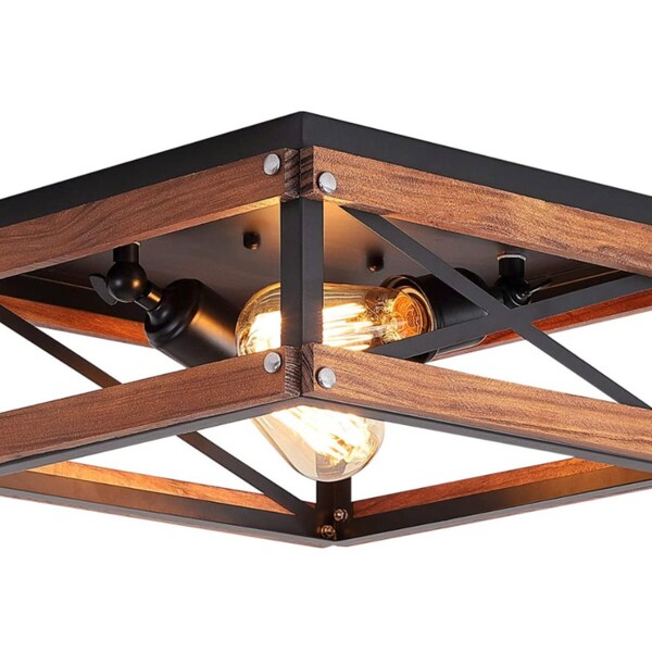 Wood Bathroom Light Fixture Etsy