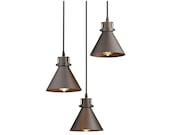3-Light pendant light, Kitchen island hanging light, Dining room pendant lighting, Industrial pendant lamp, Oil rubbed bronze