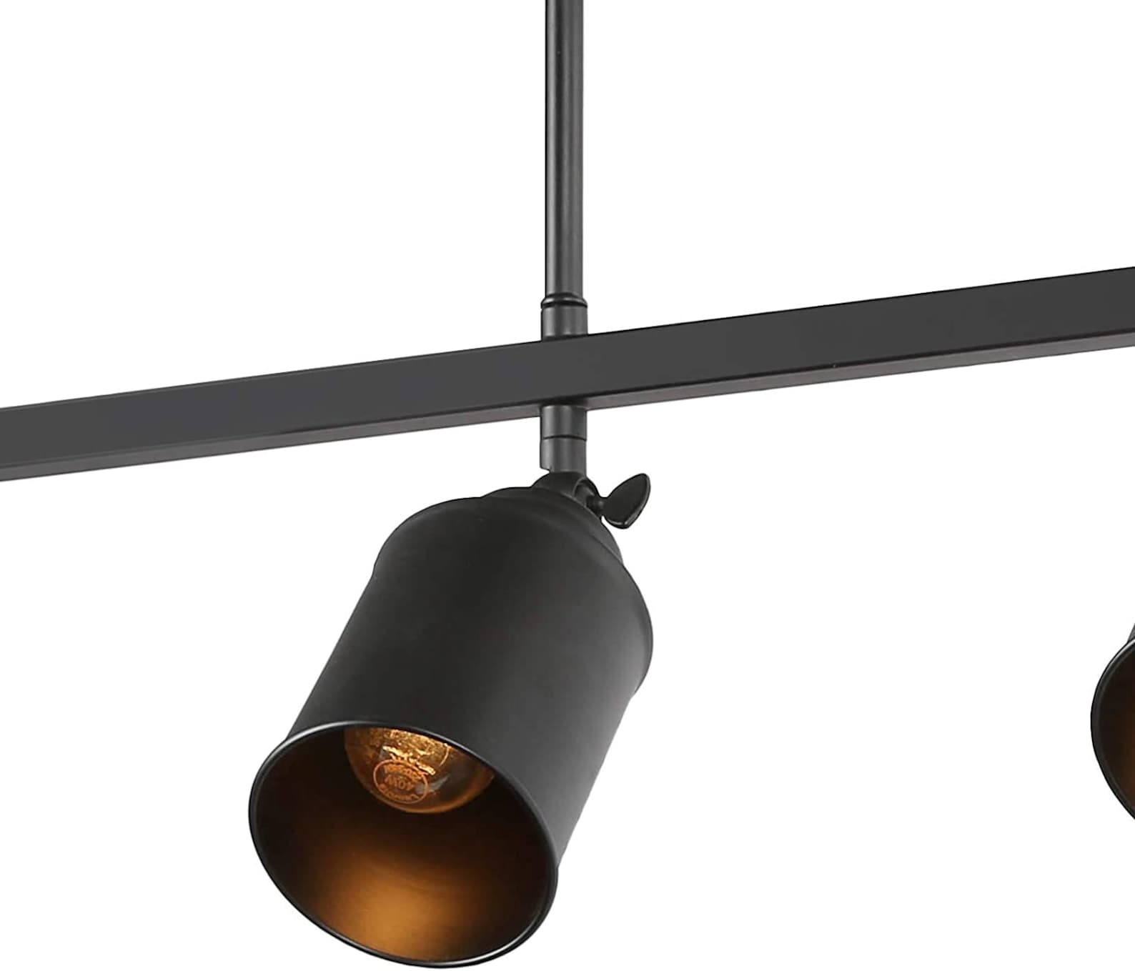 3 Light Track Lighting Adjustable Heads Industrial style Etsy