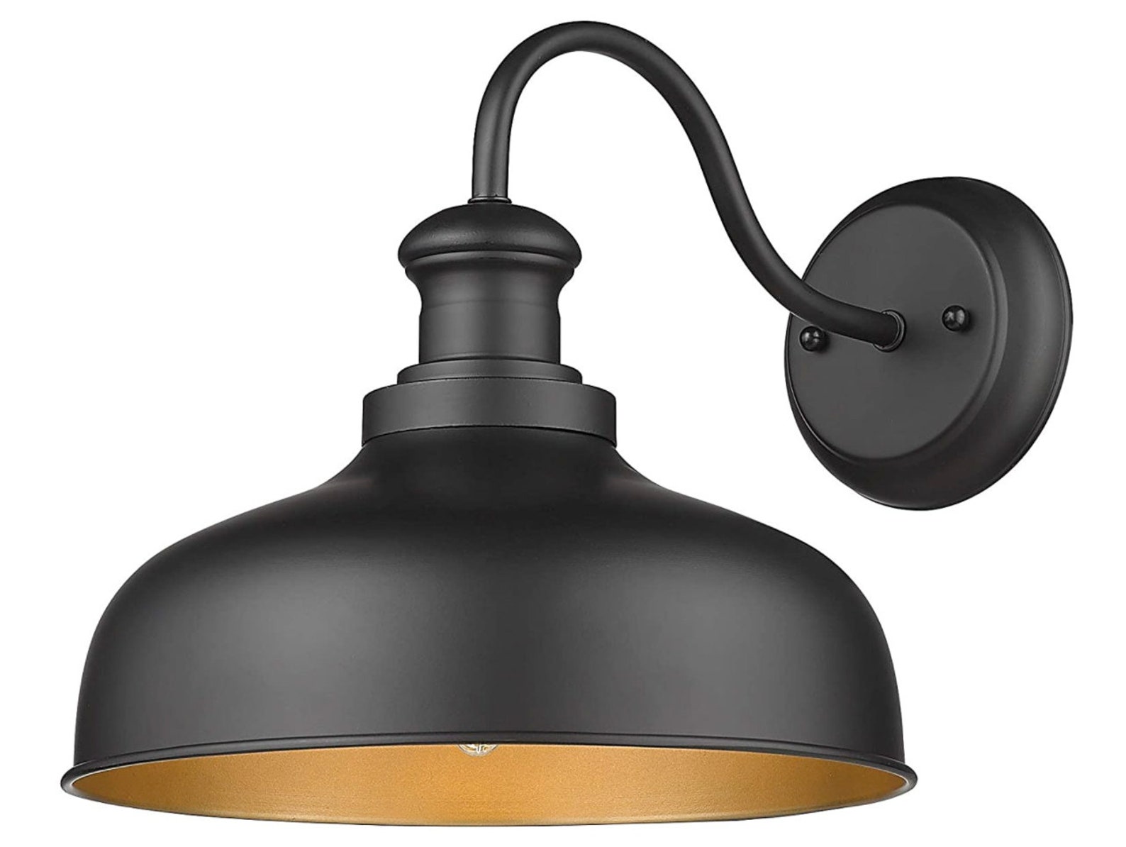 Industrial Style Wall Sconce Farmhouse Gooseneck Barn Wall Etsy