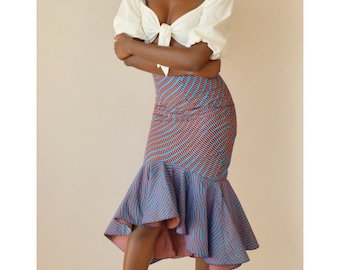 Afan African Print Skirt