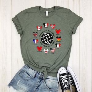 Conquering The World One Drink At a Time Countries - unisex shirt | Food and Wine Festival Shirt | Epcot Drinking Shirt | Epcot Shirts.