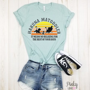 Hakuna Matoddler - unisex shirt | Disney Ouders | Nieuwe ouders | Grappige Moeder shirt | Mijn stam | Mijn Stam | laten groeien Zwangerschap Onthullen
