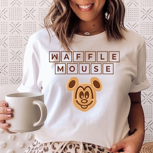 Waffle Mouse - Shirt, Disney Shirt, Chef Mickey Shirt, Mickey Waffle Shirt, Disney Breakfast with Mickey, Disneyland Trip, Disney Snacks tee
