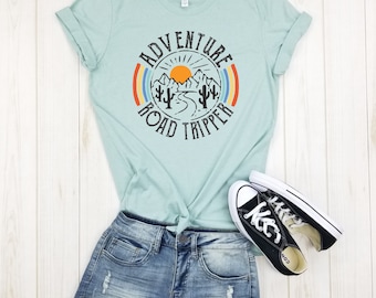 Adventure road tripper - unisex shirt | Not All Who Wander | Adventure Tee | Outdoor Life | Road Trip Shirt | Hiking Tee | Nature Shirt.