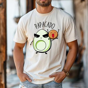 Papacado - Shirt, Baby Announcement Shirt, New Dad Gift, Pregnancy Reveal Shirt, Father&#39;s day shirt, Baby Shower Gift, Gift for dad