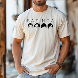 Bazinga Cast Faces - Shirt, Big Bang Cute Gifts, Bazinga shirt, Nerdy TV show, Big Bang fan, Soft Kitty Warm Kitty, Sheldon Lenard Penny