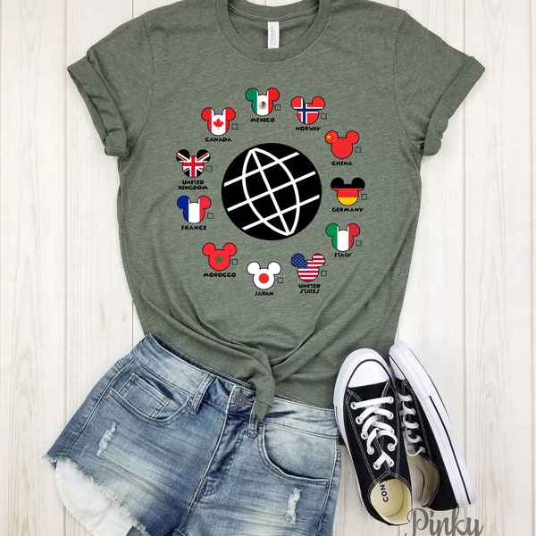 Epcot Mickey Countries - unisex shirt | Food and Wine Festival Shirt | Epcot Drinking Shirt | Epcot Shirts | Mickey | Conquering the World.