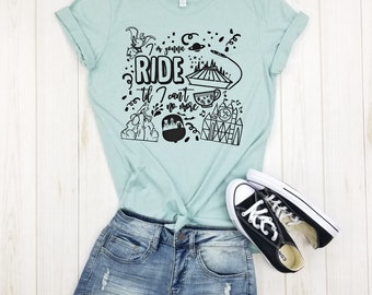 I&#39;m gonna ride til I can&#39;t no more - unisex shirt | Disney Park Shirt | Matching Disney Family Shirts | Disney Shirts | Disney Rides Shirt.