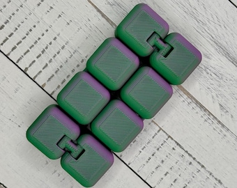 Cubo infinito impreso en 3D: juguete antiestrés duradero para niños y adultos