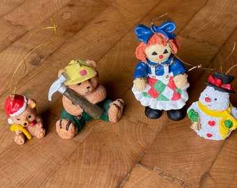 Set of Toys Christmas Ornaments