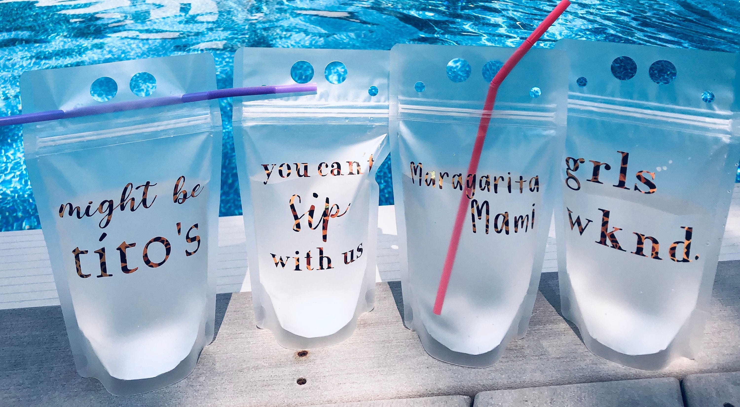 Adult Sippy Pouch Alcoholic Pouch Summer Drinks Party Etsy