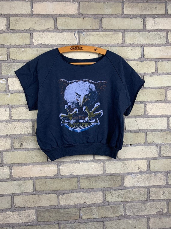 Vintage 80s Woman’s Harley Davidson Eagle Puff Pri