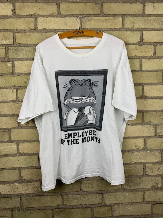 Vintage 90s Garfield Employee Of The Month T-Shirt