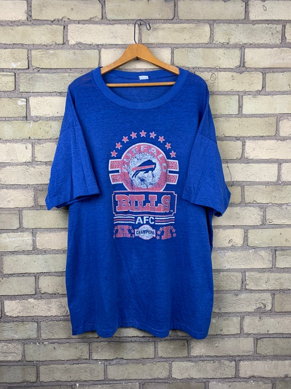 Vintage 90s Buffalo Bills AFC Champions T-Shirt