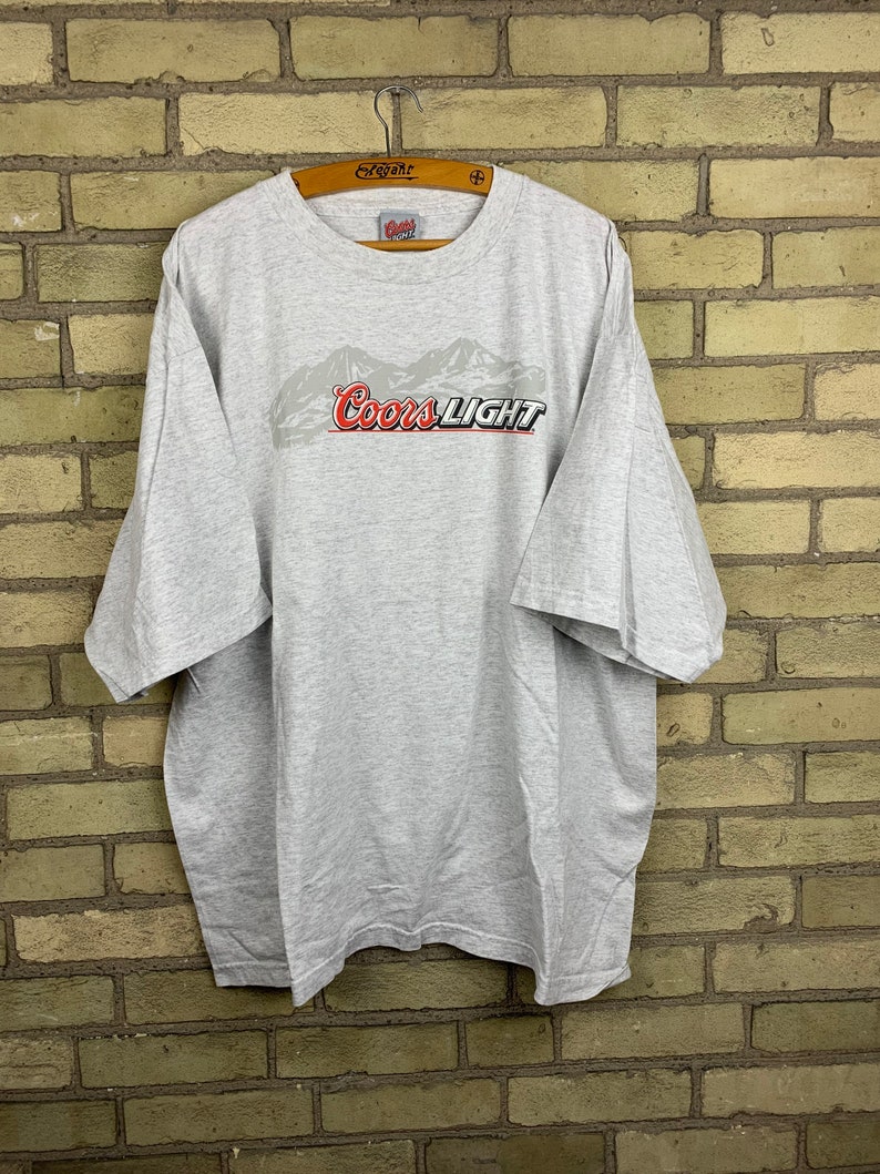 Vintage Coors Light Beer Silver Bullet T-Shirt | Etsy