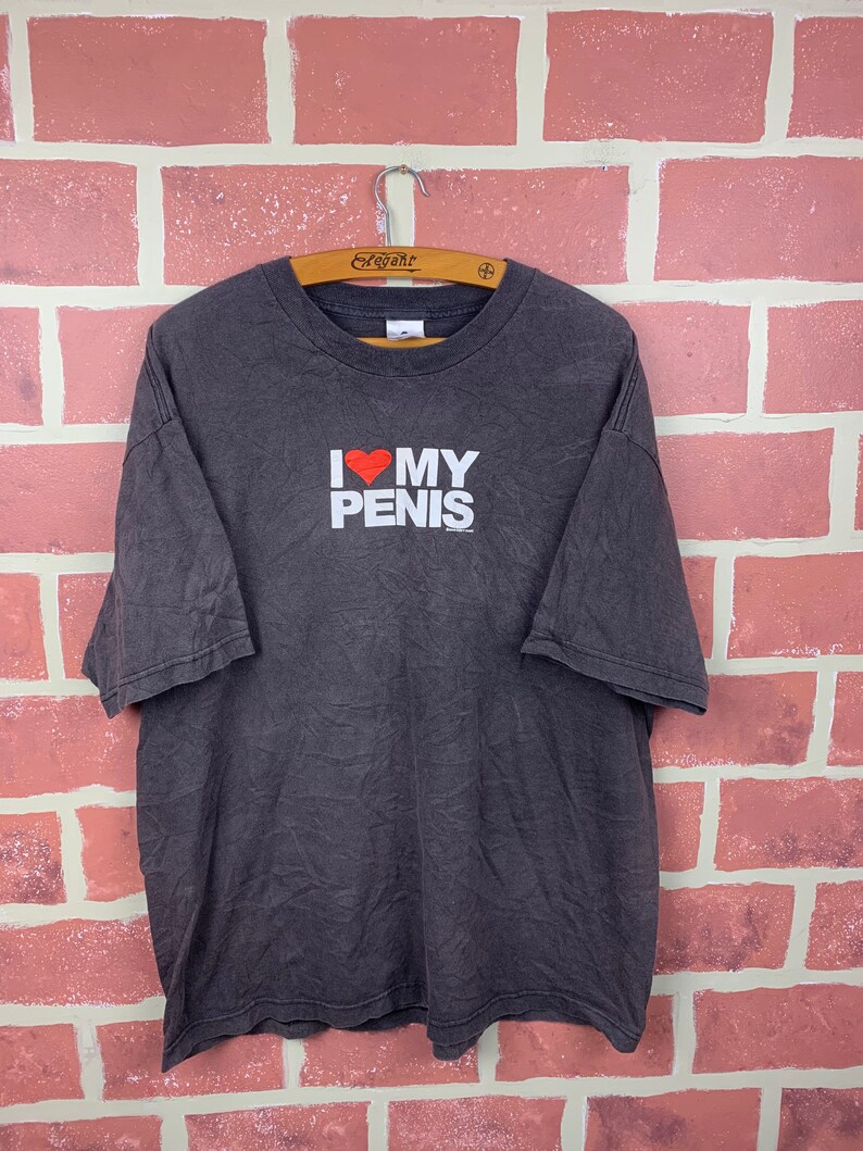 Vintage Y2K 2000s I Heart My P*nis T-Shirt