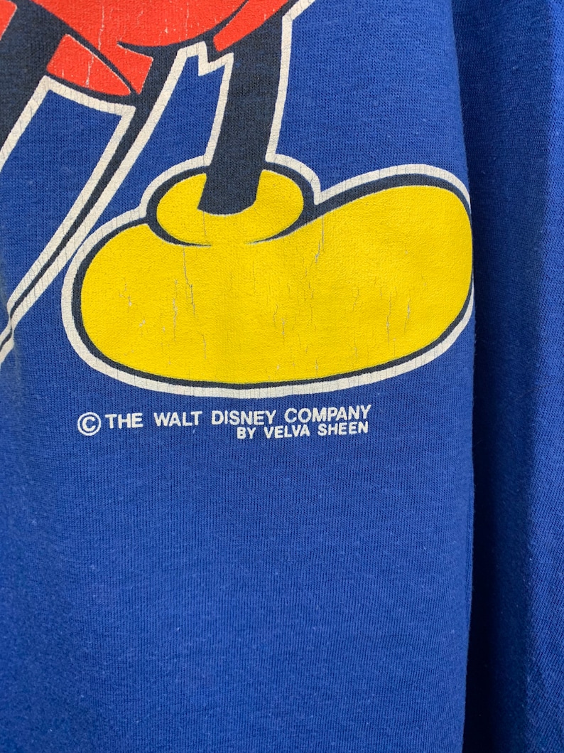 Vintage 80s Walt Disney Mickey Mouse Velma Sheen T-Shirt