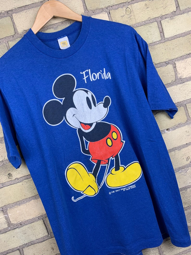 Vintage 80s Walt Disney Mickey Mouse Velma Sheen T-Shirt