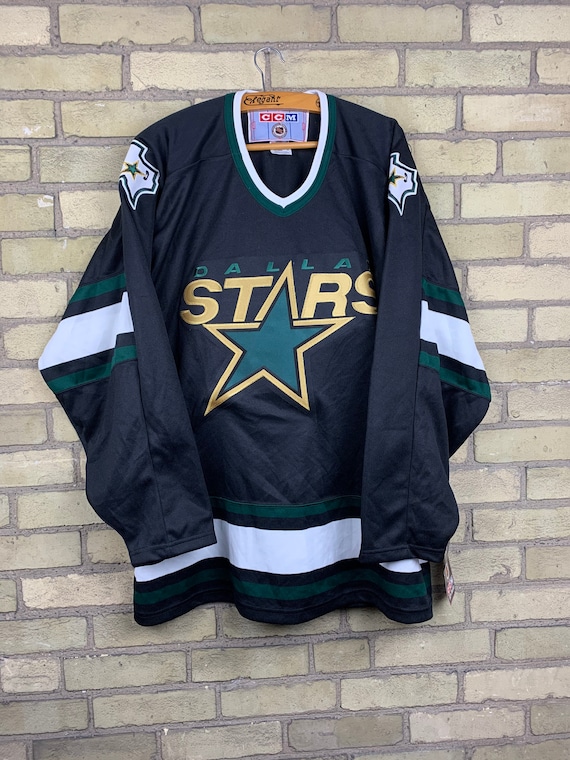 Vintage 1993-1999 Dallas Stars Away NHL Hockey Jer