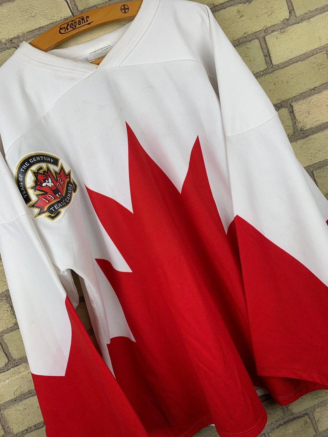 Vintage 90s Team Canada 1972 Hockey Jersey Replica Etsy