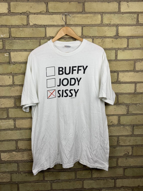 Vintage 90s Don’t Panic Buffy Jody Sissy T-Shirt S