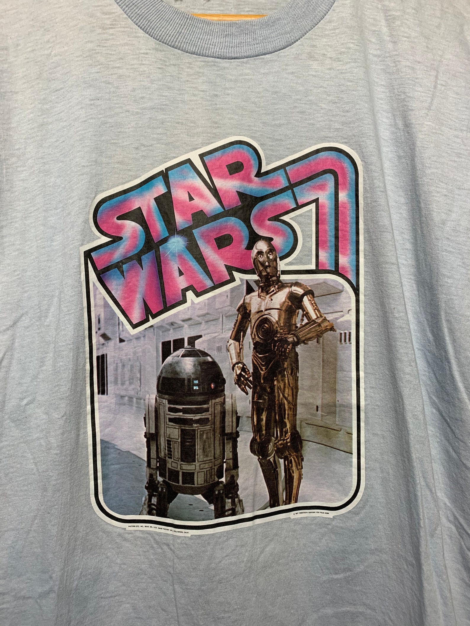 Vintage 1970s Star Wars R2D2 & C3PO Original Movie T-Shirt | Etsy