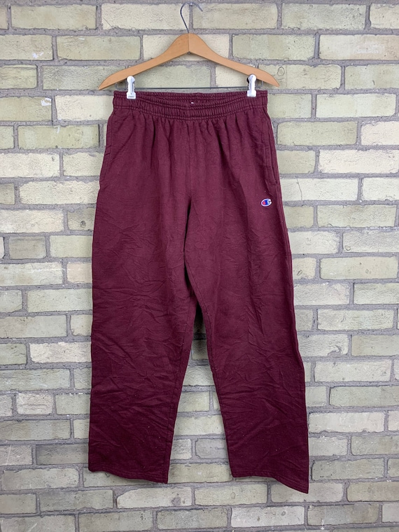 Vintage Champion Burgundy Sweatpants