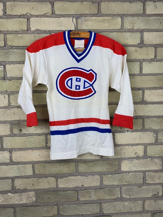 Vintage 70s Montreal Canadians NHL Hockey Jersey