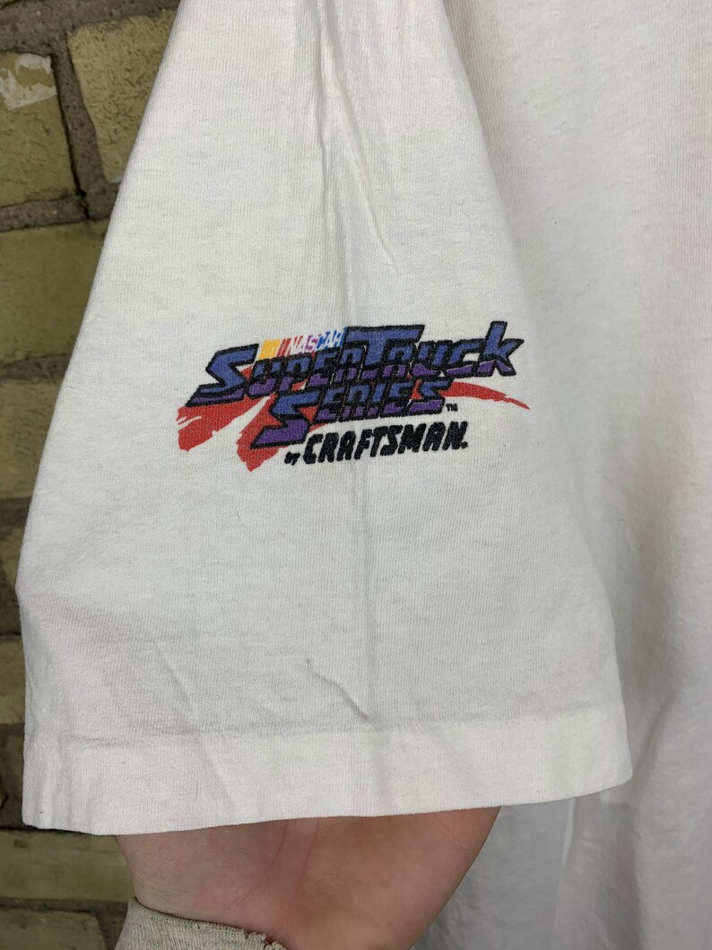 Vintage 90s Chevy Truck Racing T-Shirt Single Stitch