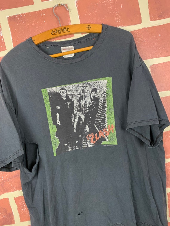 Vintage 90s The Clash Distressed T-Shirt