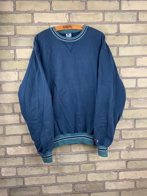 Vintage 90s Green Champion Crewneck Sweater