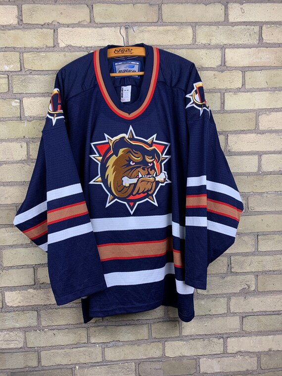 Vintage 1996/2002 Hamilton Bulldogs AHL Away Hocke