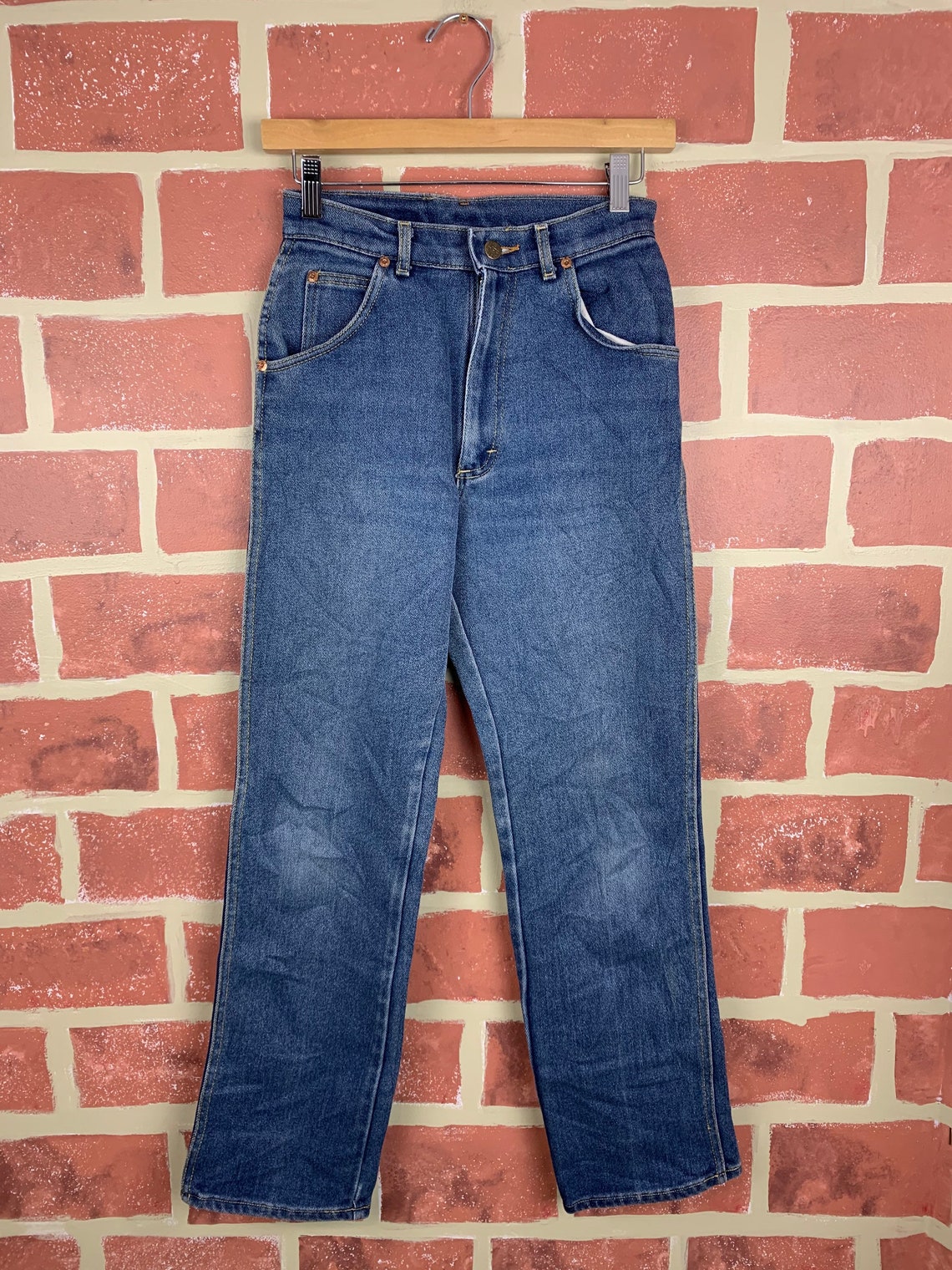 Vintage 70s Lee Skinny Jeans | Etsy