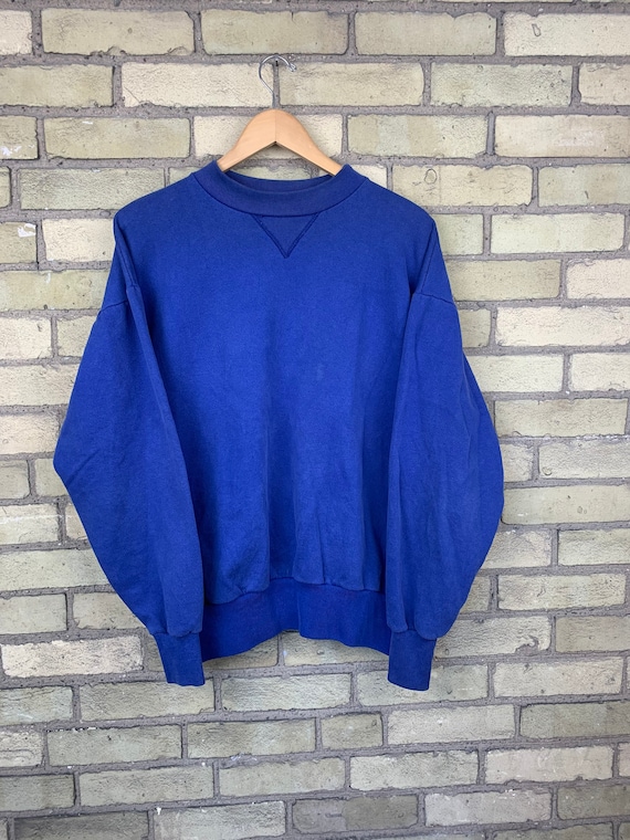 Vintage 80s Champion Blue Crewneck Sweater