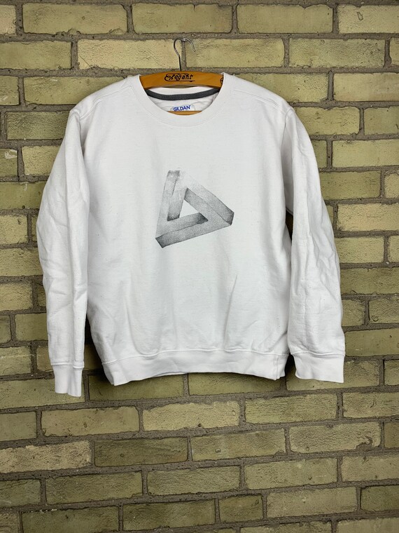 Vintage 90s MC Escher Triangle Crewneck Sweater