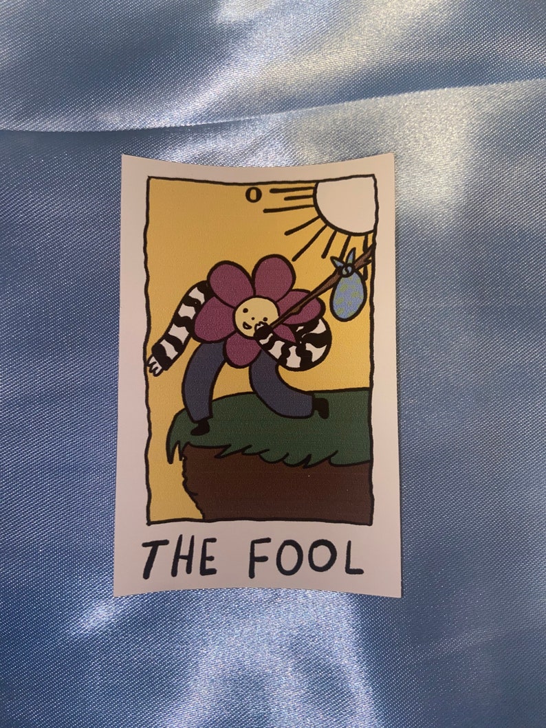 The fool tarot card sticker image 0
