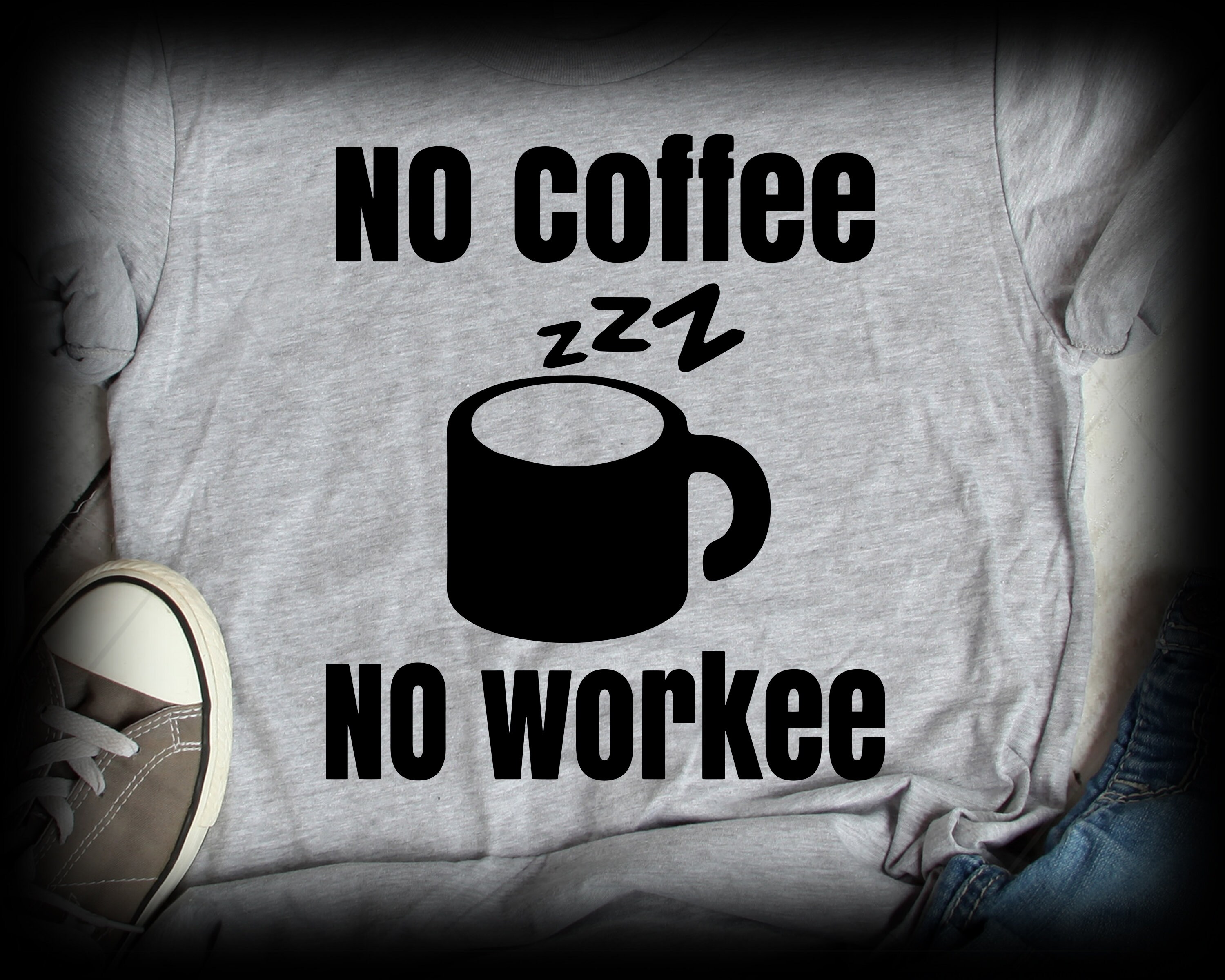 Download No Coffee Svg No Work Svg Sayings Svg Coffee Svg Cricut Cut Files Silhouette