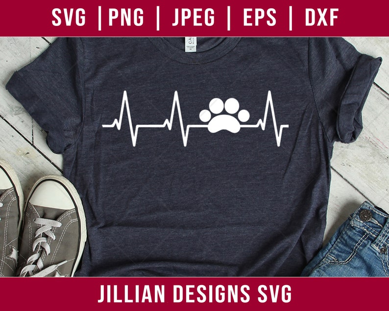 Free Free Paw Print Heartbeat Svg 50 SVG PNG EPS DXF File