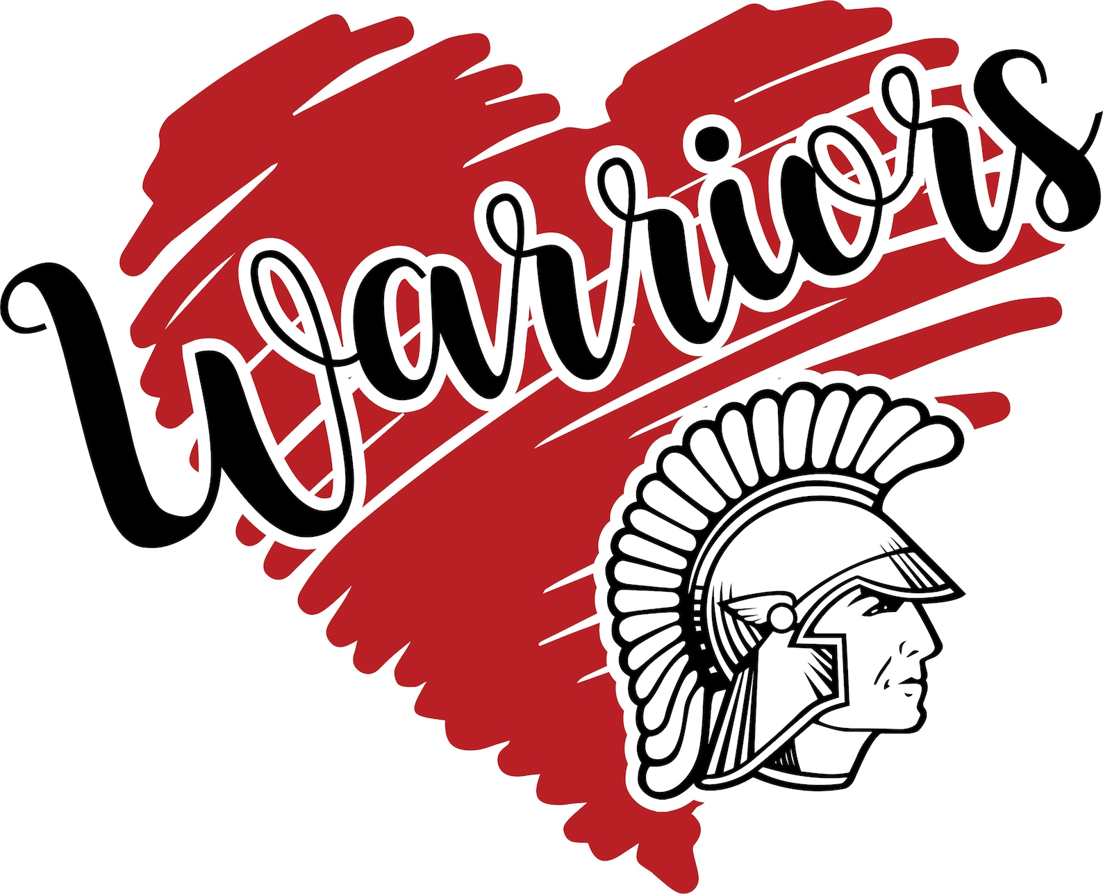 Warrior Mascot Sports SVG High School Mascot School Spirit Etsy