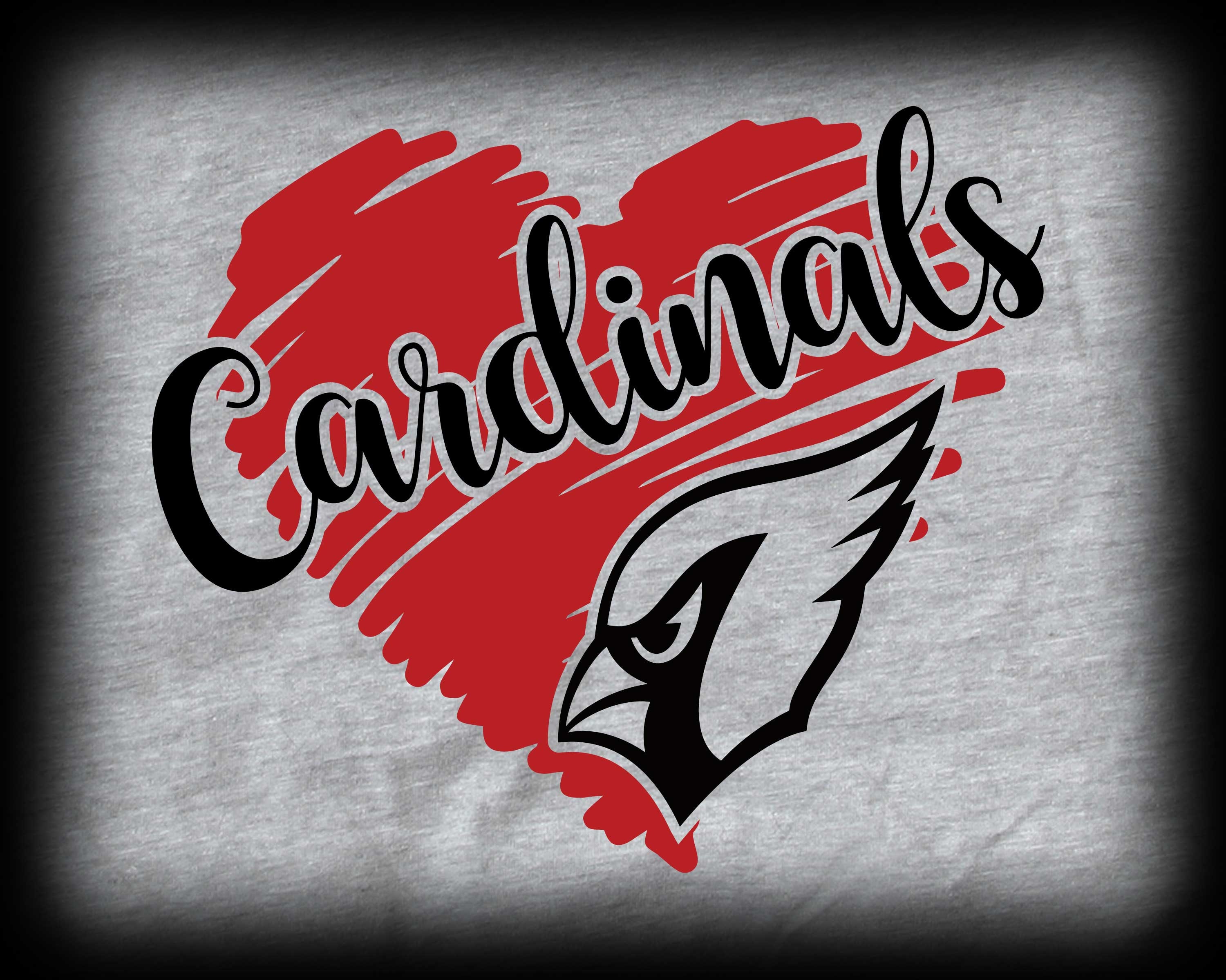 Cardinals SVG High School Mascot School Spirit Cardinals Etsy