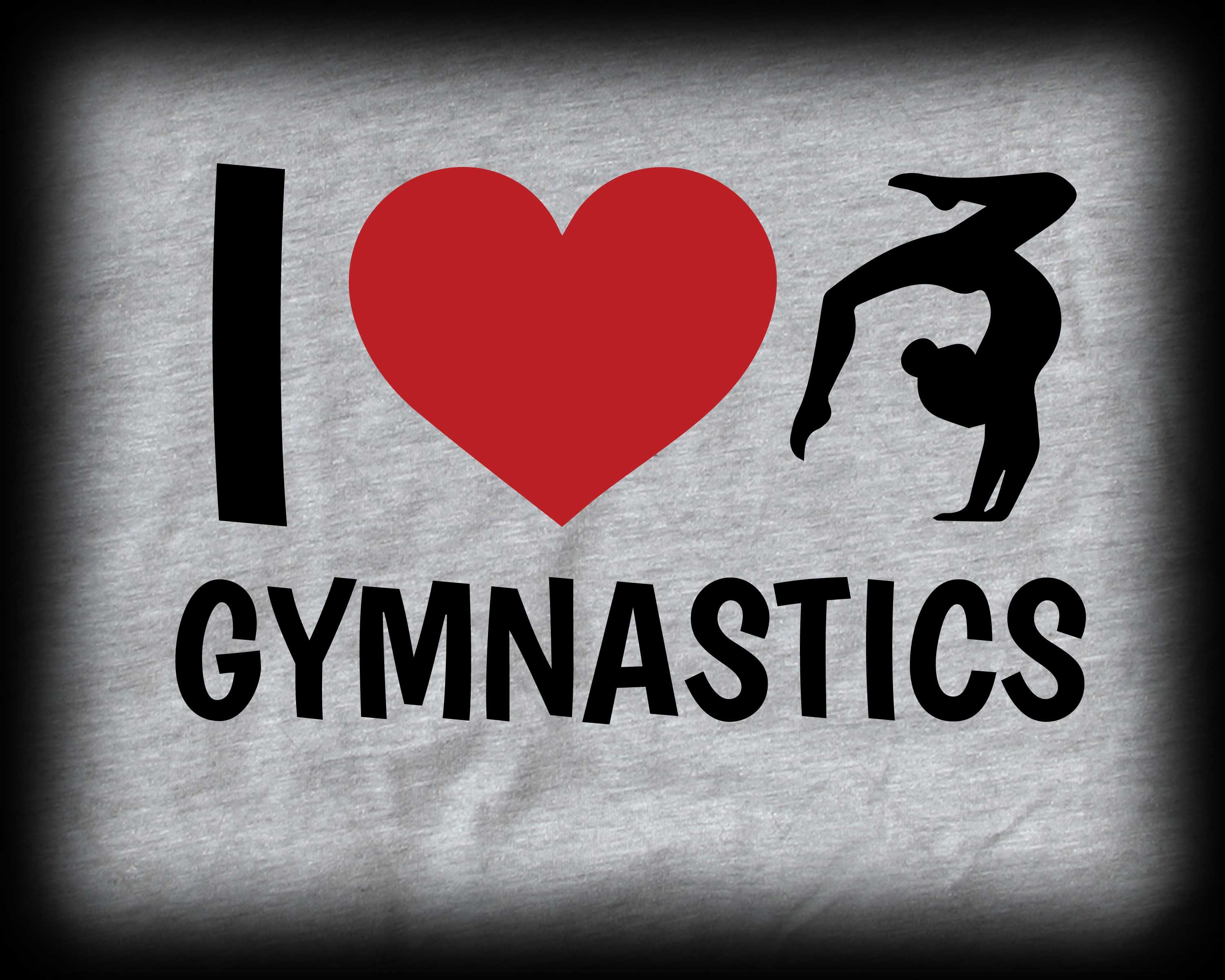 Gymnastic Svg I love gymnastic svg Tumbling svg Sports svg Etsy