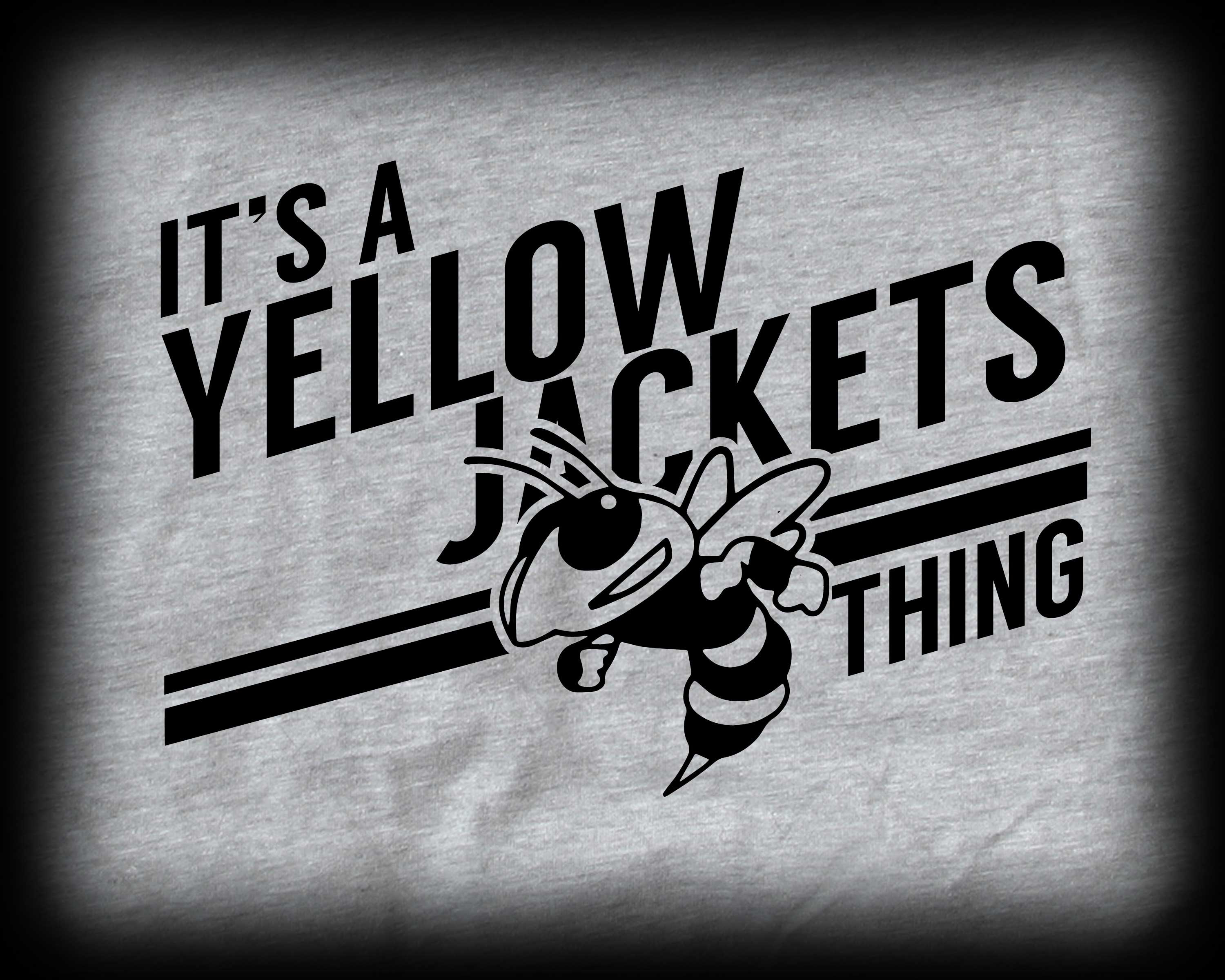 Yellow Jacket SVG High School Mascot SVG School Spirit SVG Etsy